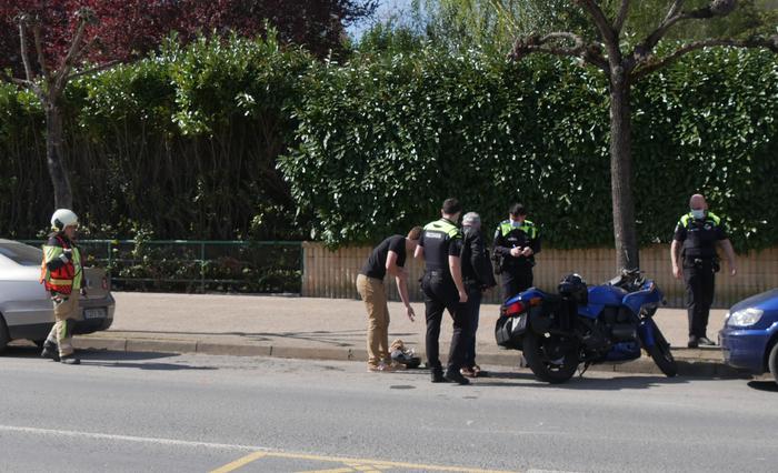 Motor gidari batek zauri arinak izan ditu, istripua izan ostean