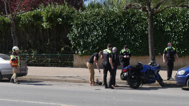 Motor gidari batek zauri arinak izan ditu, istripua izan ostean