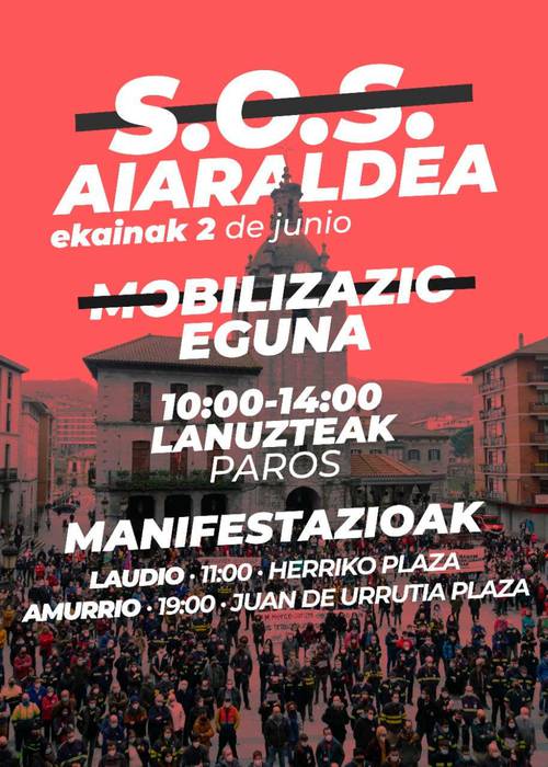 SOS Aiaraldea mobilizazio eguna