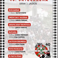 Galtzagorriren 40. urteurrena