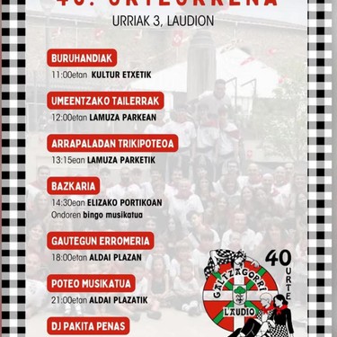 Galtzagorriren 40. urteurrena