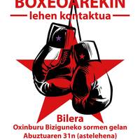 Boxeoarekin lehen kontaktua