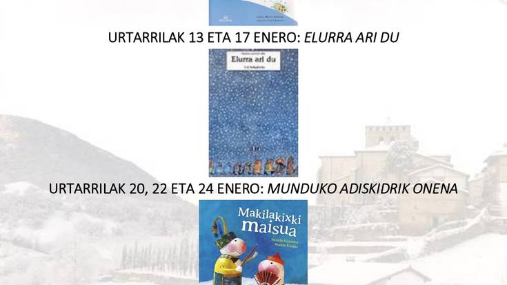 Ipuin txikiak: 'Elurra ari du'