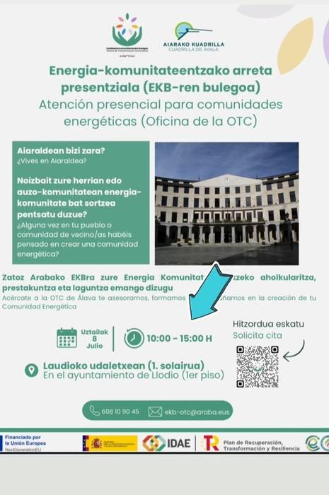 Energia komunitateentzako arreta presentziala