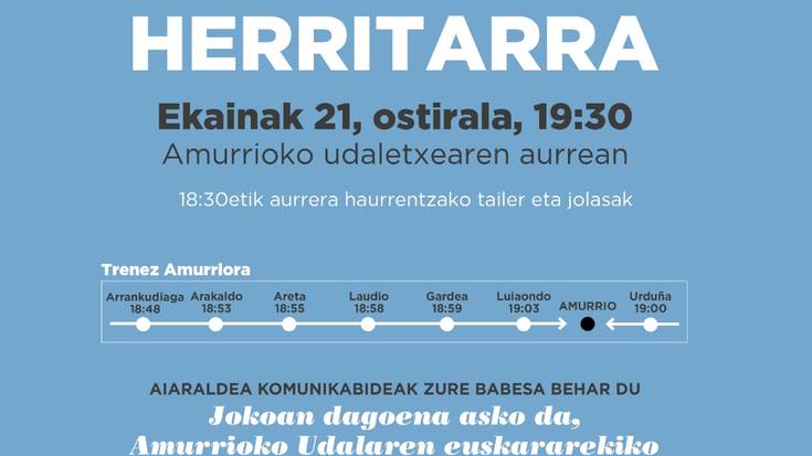 "Euskaraz bizi nahi dugu" agerraldi herritarra