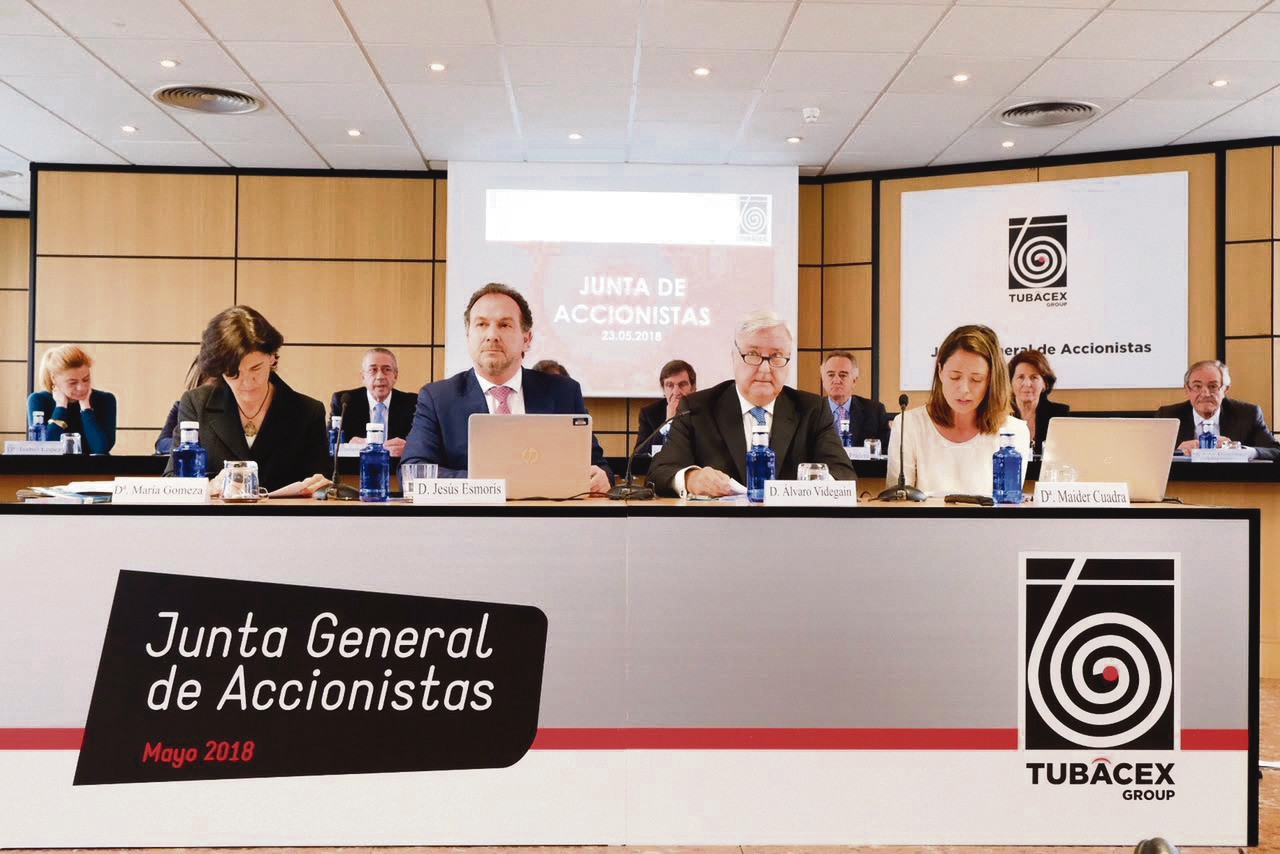 1.497.000 euro Tubacexeko zuzendaritzako kideentzat, soldata eta dietetan