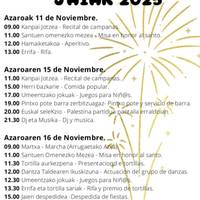 Orozkoko San Martin jaiak