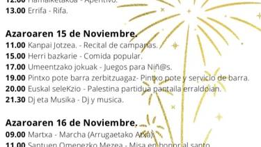 Orozkoko San Martin jaiak