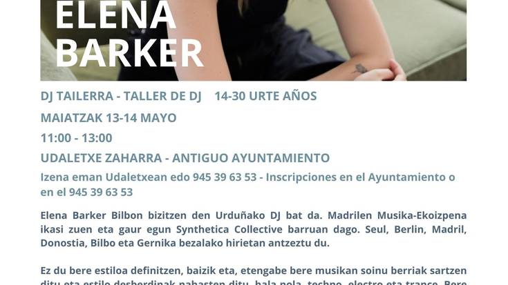 Elena Barkerren DJ tailerra [BERTAN BEHERA]