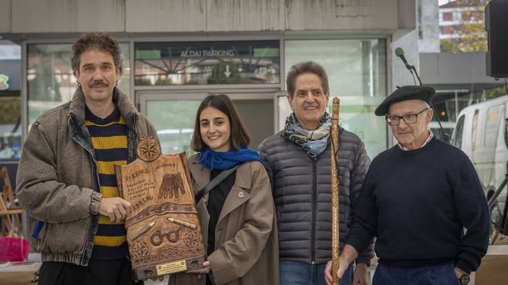 Laudioko euskal idazle eta itzultzaileek jaso dute Euskararen Makila