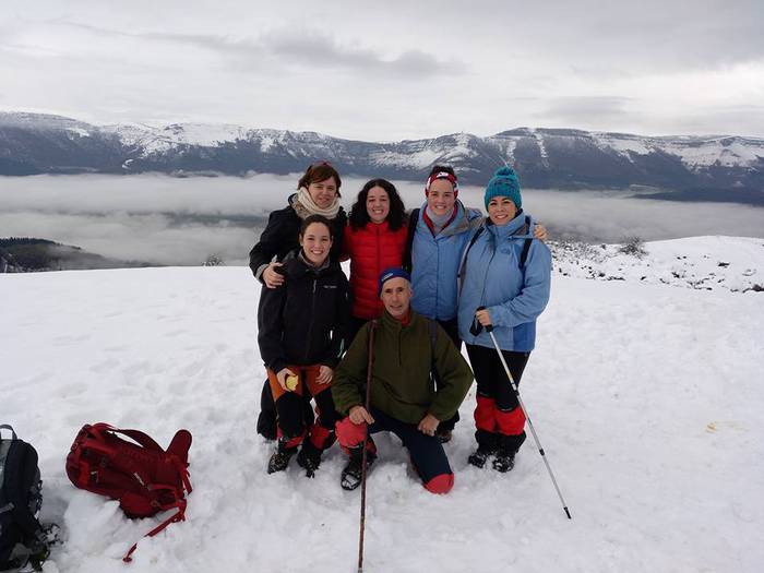 Elur gainean egin zuten Sara 2 1512470408956