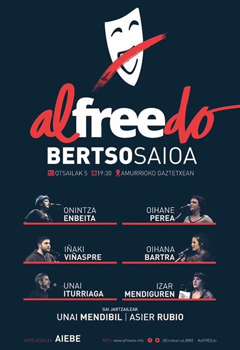 #AlFREEdo ren aldeko bertso saioa antolatu dugu!