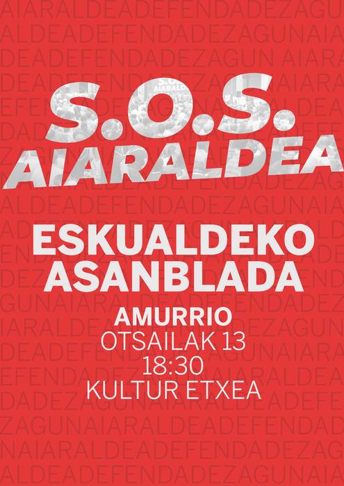 SOS Aiaraldea: Eskualdeko asanblada