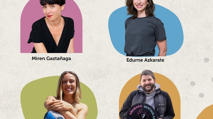 Miren Gaztañagak, Edurne Azkaratek, Zuriñe Hidalgok eta Iñaki Vinasprek eskualdeko ikastetxeak bisitatuko dituzte Euskalgintza Kontseiluaren eskutik