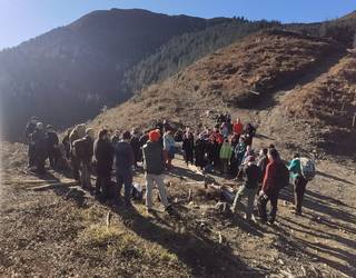 Tokiko espezieetako 500 zuhaitz inguru landatu zituzten larunbatean Arrankudiagan