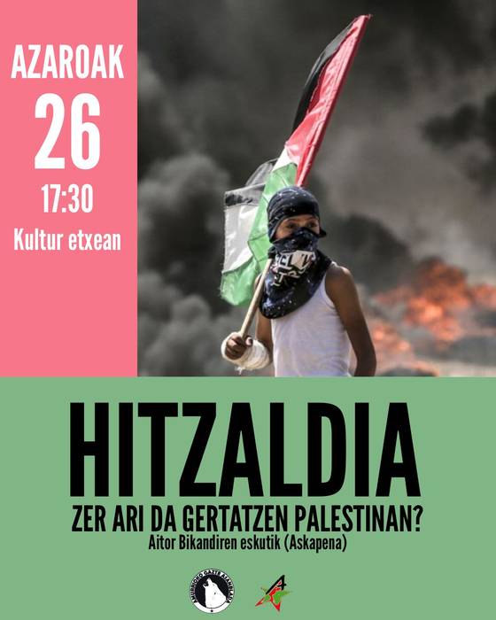 Zer ari da gertatzen Palestinan?