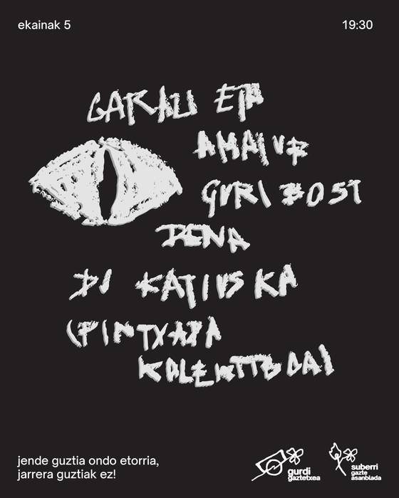 Kontzertuak: Garazi eta Amaiur, Guri Bost, Dena eta DJ Katiuska