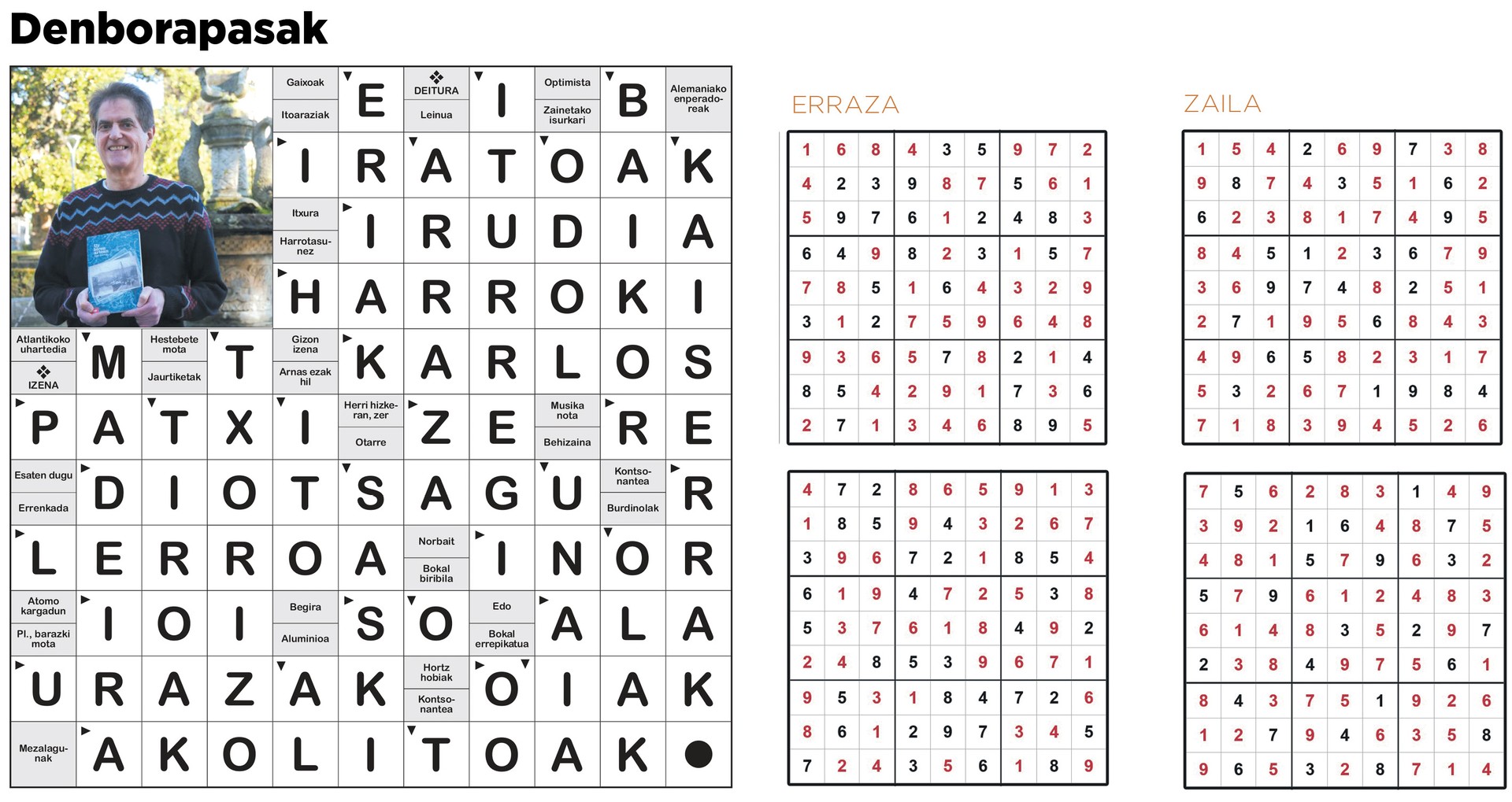 Aiaraldea Hemen hamabostekariaren 115. zenbakiko DENBORAPASEN EMAITZAK