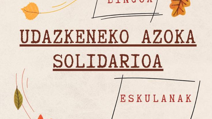 Udazkeneko azoka solidarioa