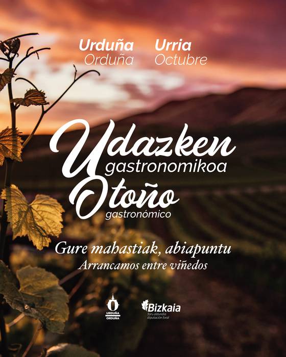 Urduñako Turismo Bulegoak ‘Udazken Gastronomikoa’ egitaraua antolatu du tokikotasunaz gozatzeko