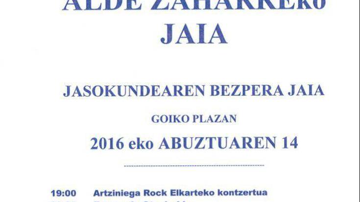 Alde Zaharreko Jaiak