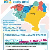 Puzzle osatu arte! Alaitz etxera