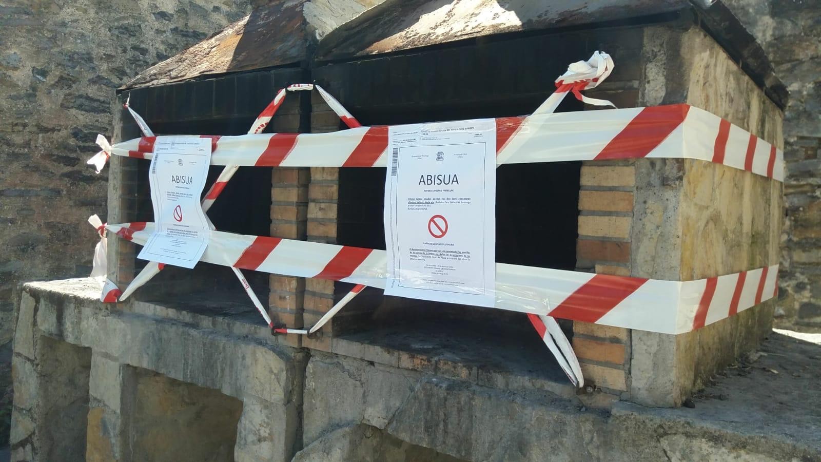 Arteko landako parrillak itxi dituzte, konpondu egin behar direlako