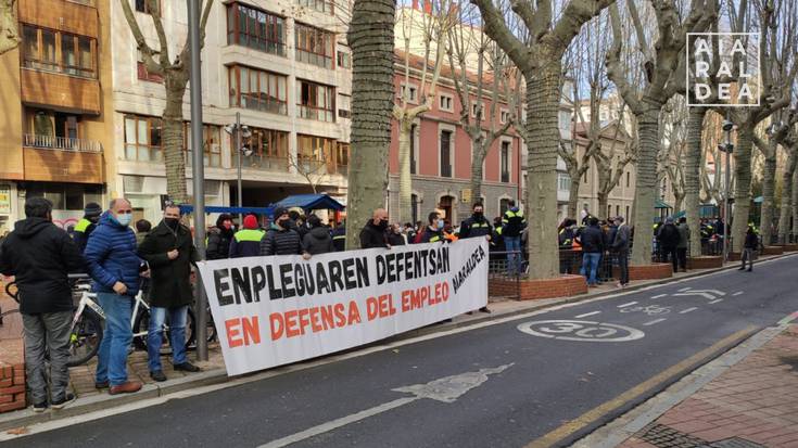 Gasteizeraino eraman dituzte protestak Tubacexeko langileek