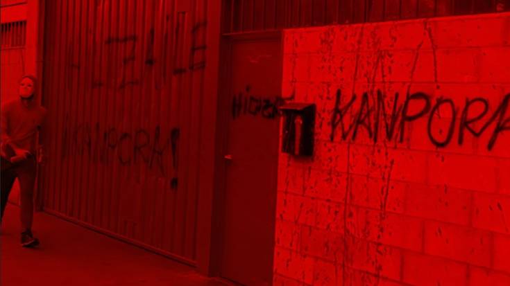 Margoketak egin dituzte Amiantec enpresan, Mohamed Lazraquen heriotzaren "erantzule zuzena" dela salatzeko