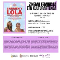 Zinema feminista eta kulturartekoa: "Carmen y Lola"