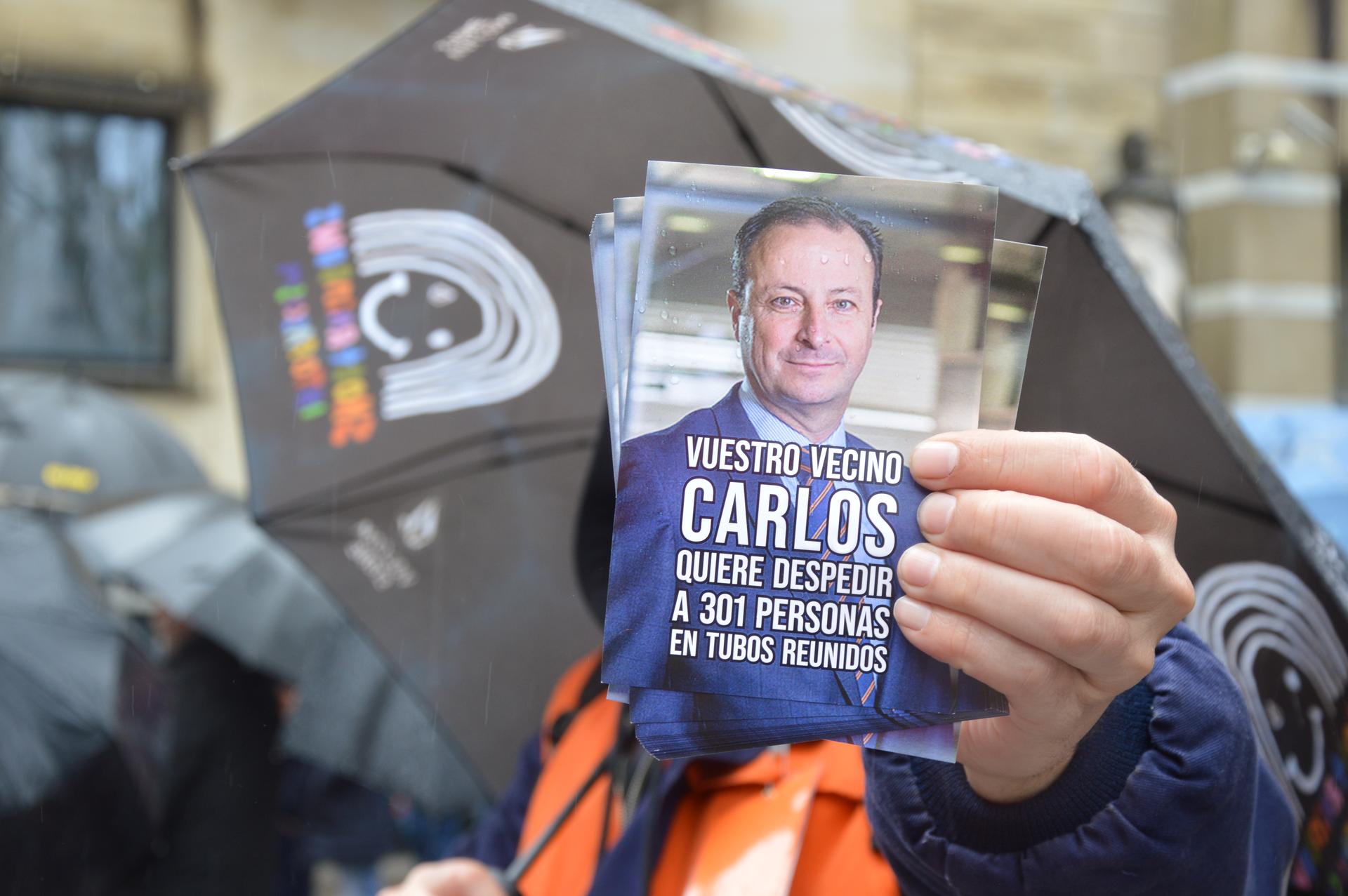 "Presa handia zuten grebarekin amaitzeko, baina lantegia ez dago prest hodiak ekoizteko, Tubos Reunidosen mantenurik ez dutelako egin"
