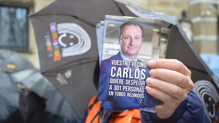 "Presa handia zuten grebarekin amaitzeko, baina lantegia ez dago prest hodiak ekoizteko, Tubos Reunidosen mantenurik ez dutelako egin"