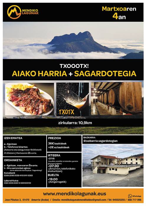 Aiako harria eta sagardotegia
