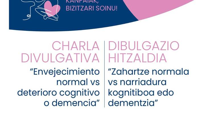 'Zahartze normala VS narriadura kognitiboa edo dementzia'