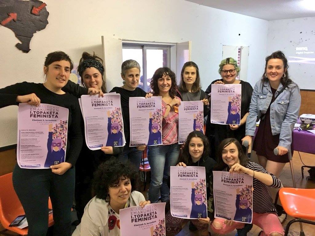 "Euskal Herriko Emakumeon Mundu Martxa", bidea partekatuz