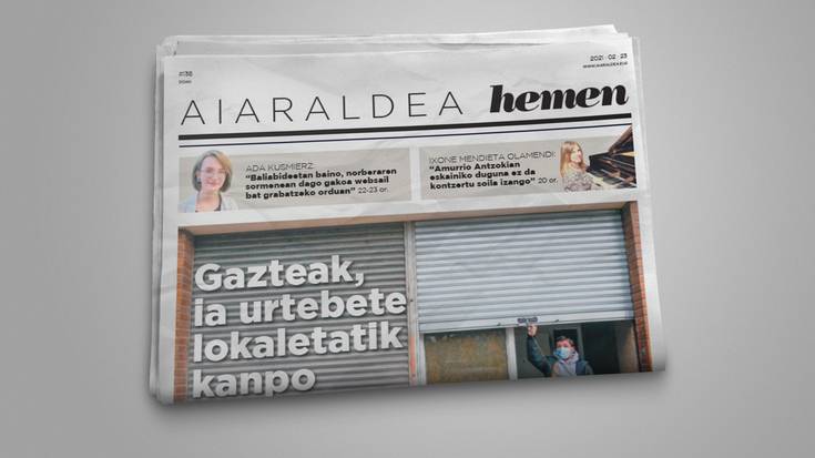 Gazteen lokalen egoera, Aiaraldea Hemen hamabostekariaren zenbaki berrian