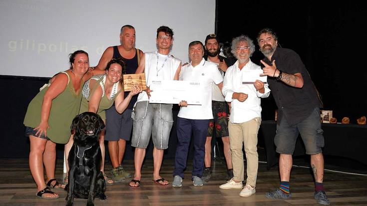 Belchiteko zinema lehiaketako saria ekarri dute etxera berriro Javi Gilek eta bere taldeak