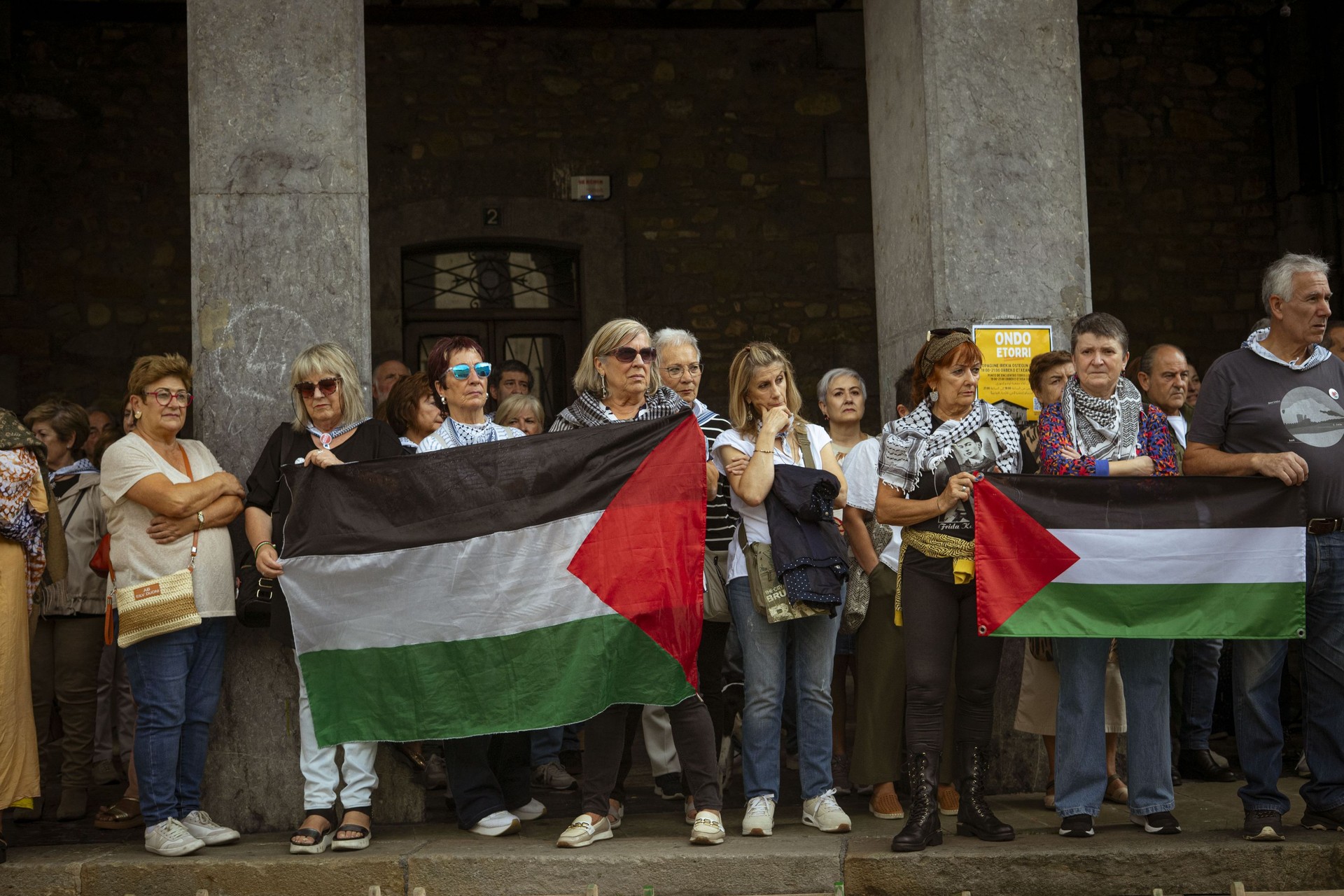 Palestinaren aldeko lanuzte orokorrak oihartzuna izango du Aiaraldean