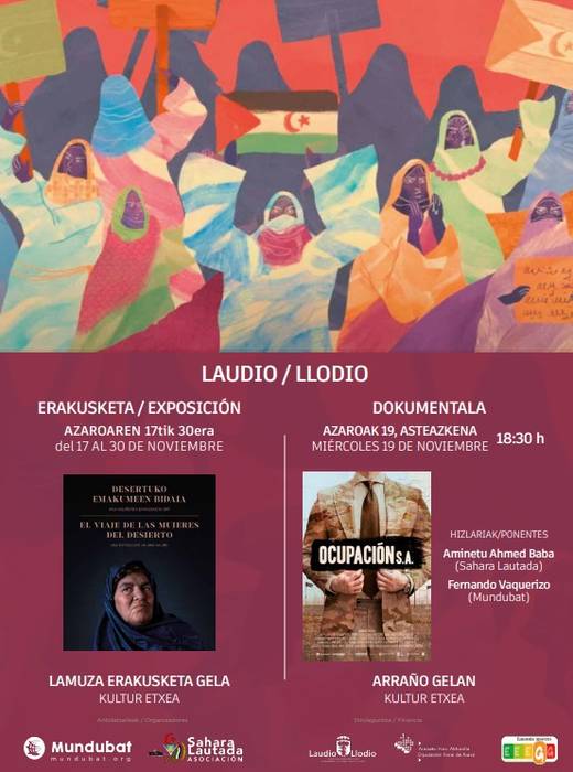 'El viaje de las Mujeres del Desierto' argazki erakusketa hartuko du Laudiok azaroan