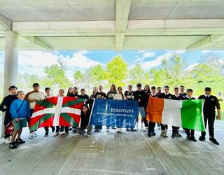 Igandetik larunbatera arte joango dira Amaurreko ikasleak Irlandara, Erasmus+ programaren barruan