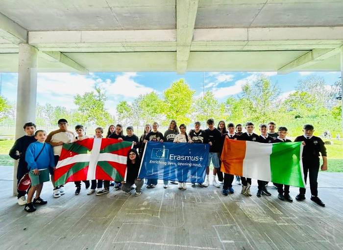 Igandetik larunbatera arte joango dira Amaurreko ikasleak Irlandara, Erasmus+ programaren barruan