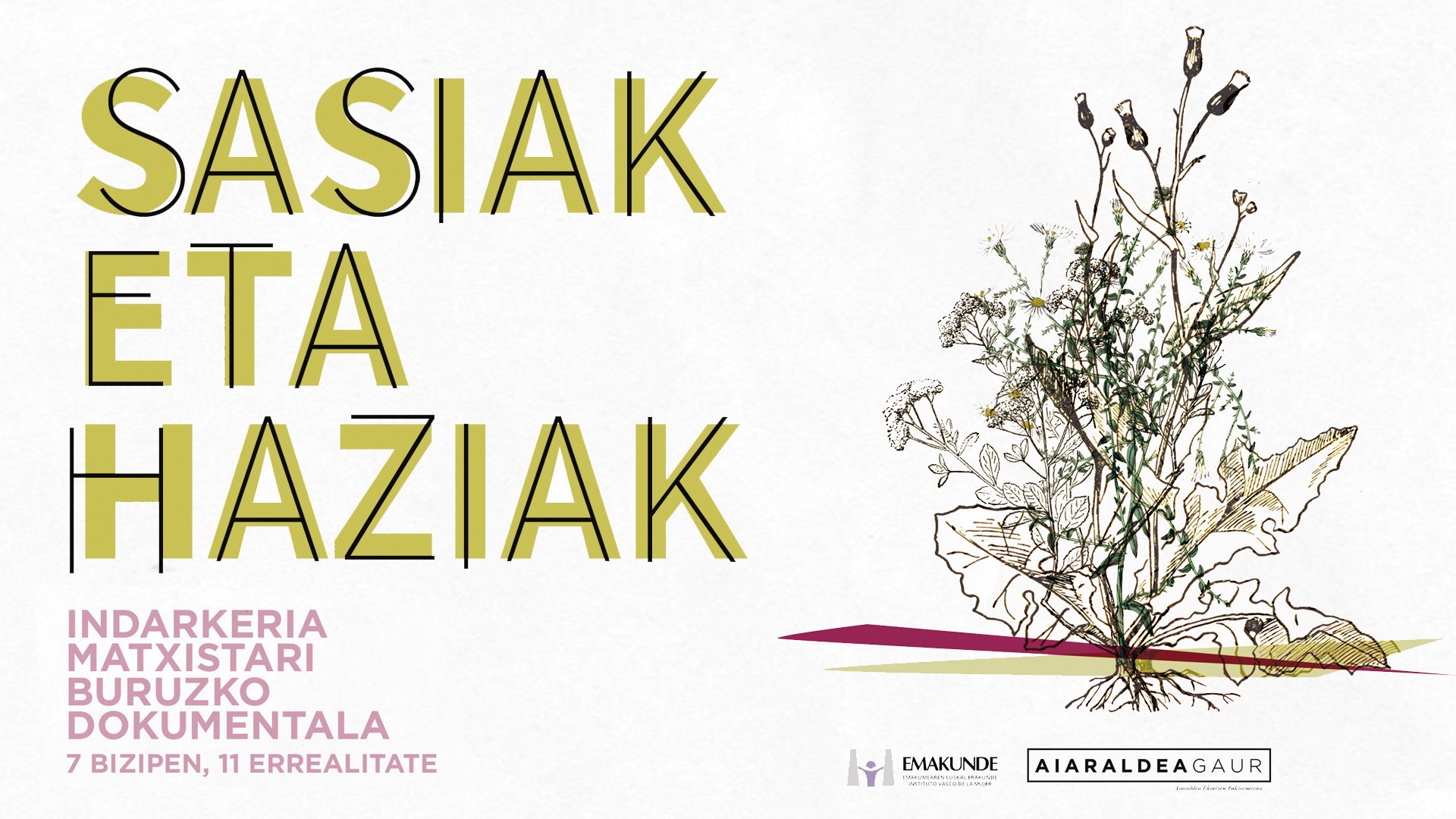Gaur gauean estreinatuko da “Sasiak eta haziak” dokumentala