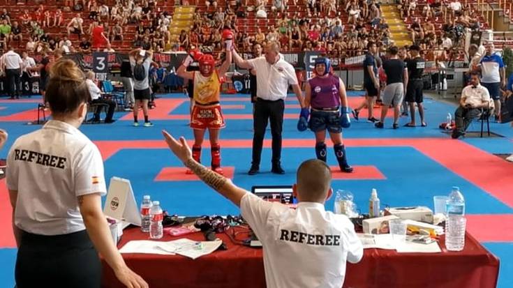 Espainiako Kick Boxing Txapelketa irabazi du Izaro Blancok