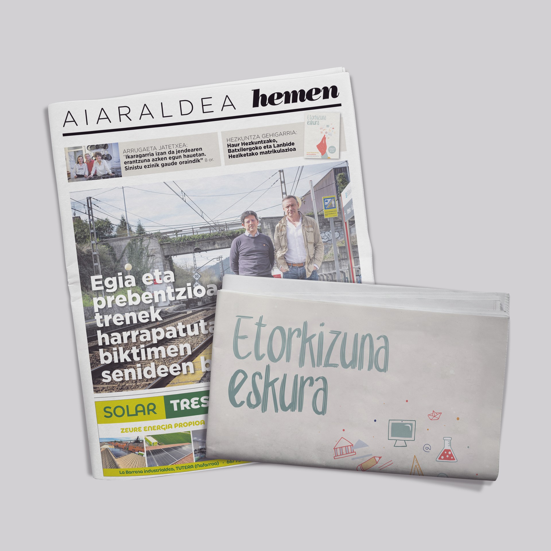 Hezkuntza gehigarri bereziarekin, kalean dago Aiaraldea Hemen hamabostekariaren 178. zenbakia