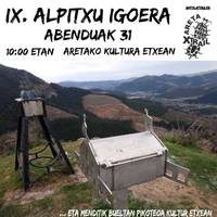 Aretako Kultur Etxea zabalik: Alpitxura igoera
