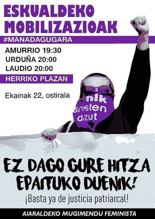 #ManadaGuGara eskualdeko mobilizazioak