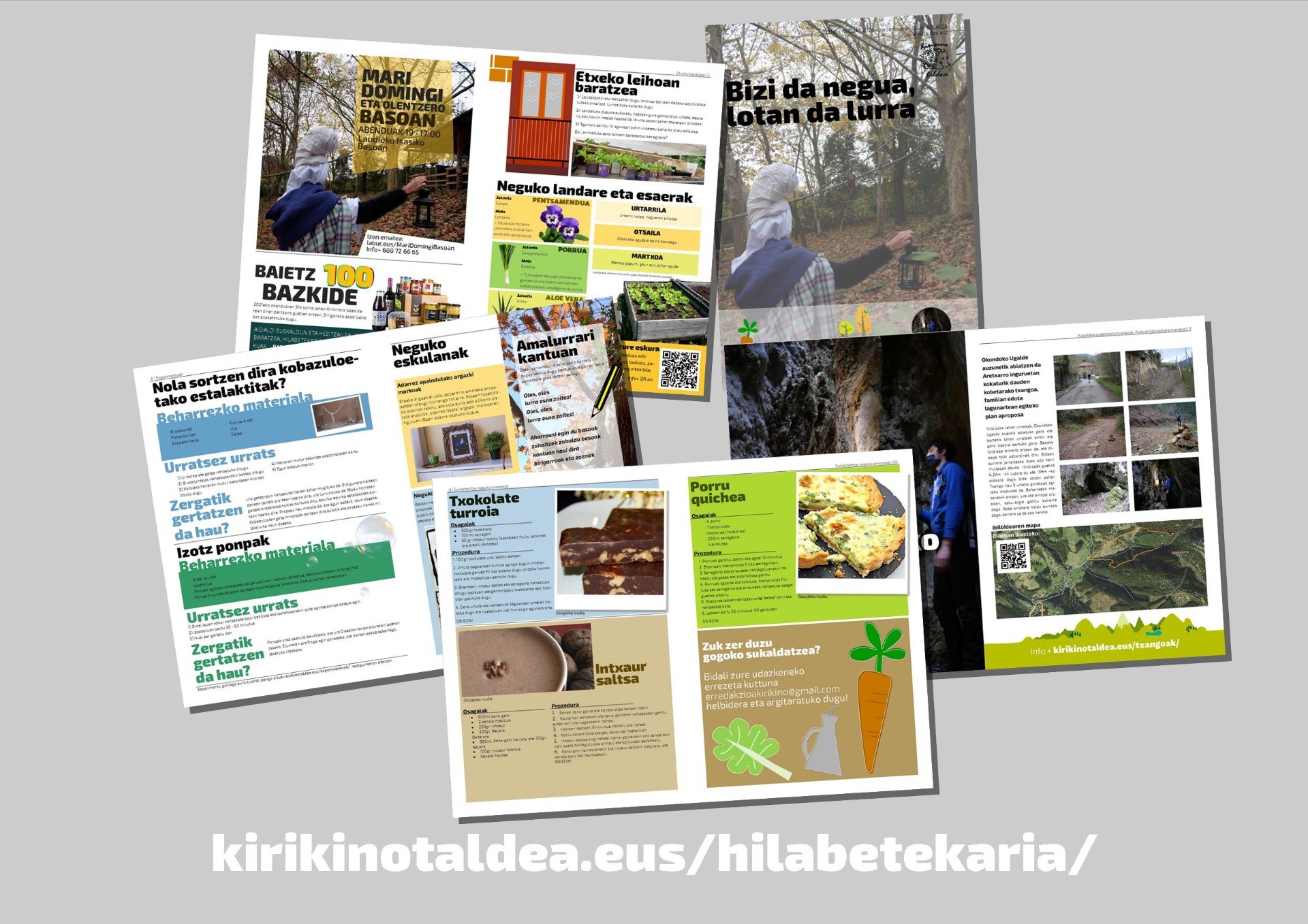 "Bizi da negua, lotan da lurra" 2021eko azken hiruhilabetekaria | 8. alea