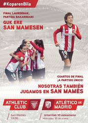 San Mamesen Athletic-Athletico de Madrid Kopako partida ikusteko sarrera laukoitzak