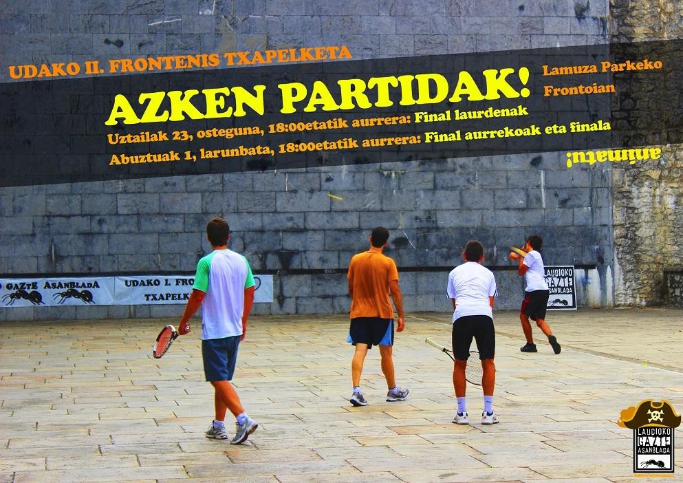 Udako Frontenis Txapelketaren bigarren fasea, abian!