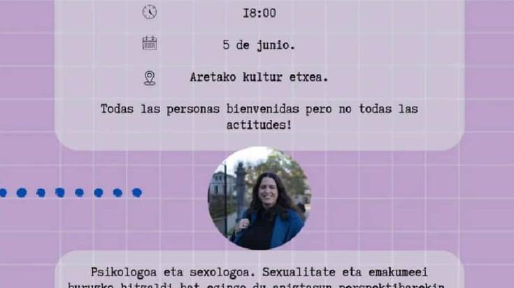 Sexualitate eta emakumeei buruzko hitzaldia Diana Ibargutxirekin